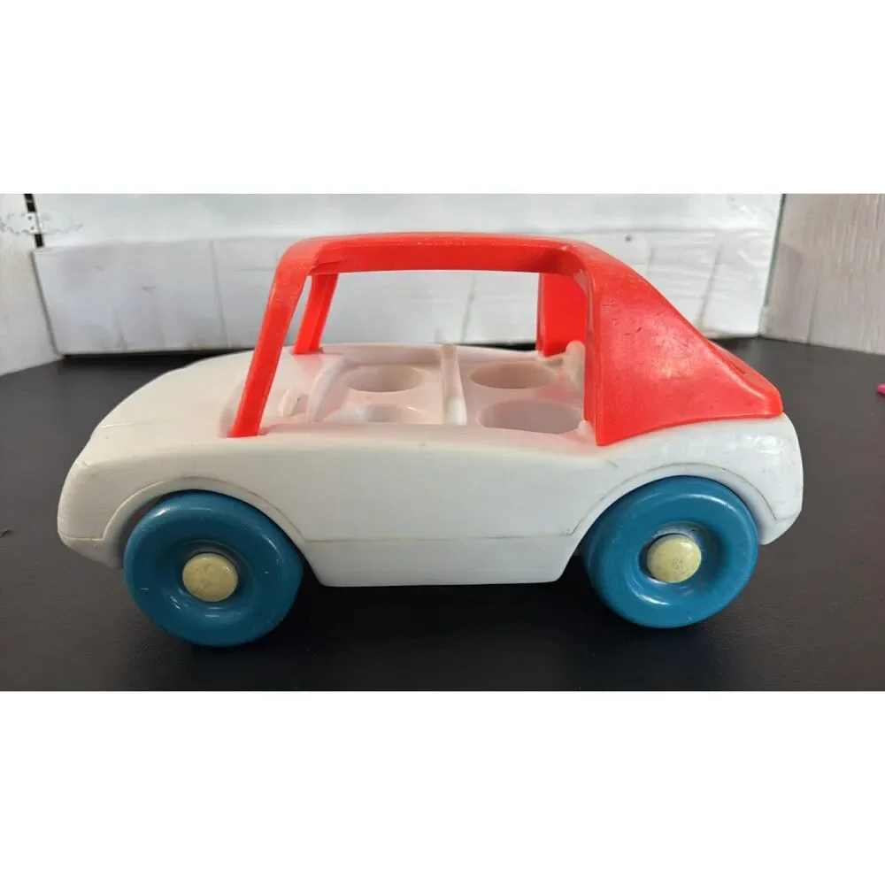 Vintage Little Tikes Toddle Tots Family  Car 1980's Toddler Toy